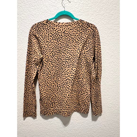 Women's J. Crew "Teddie" Cotton Sweater - Picture 2 of 4